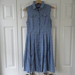 BCBG Women's Sleeveless Buttondown Dress